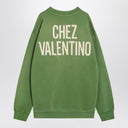 Crew neck sweatshirt Chez Valentino green