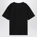 Valentino schwarzes T-Shirt mit Le Chat de la Maison Druck