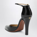 Valentino Garavani Hi Dolly décolleté in pelle verniciata nera