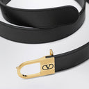 Valentino Garavani Black Vlogo Signature belt