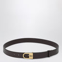 Valentino Garavani brauner Vlogo Signature Gürtel