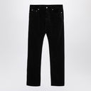 Saint Laurent Black corduroy slim trousers
