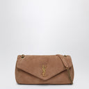 Bolsa de couro Caramelo Calypso Saint Laurent