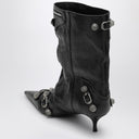 Balenciaga Cagole Breiter schwarzer Knöchelstiefel