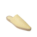 Espadrillas in pelle gialla