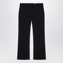 Pantalones de vestir negros de lana Alexander McQueen
