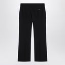 Pantaloni sartoriali neri Alexander McQueen in lana