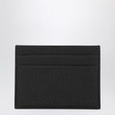 Balenciaga Black Credit cardholder in hammered leather