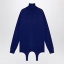 Saint Laurent Electric blue turtleneck with garter