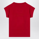 Balenciaga Rotes kurzes T-Shirt Keep Calm
