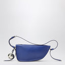 Burberry Medium Shield blue leather bag