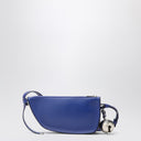 Bolso de cuero azul Burberry Medium Shield