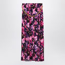 Balenciaga Long pleated floral skirt