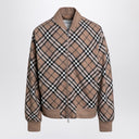 Burberry Check pattern zipped cardigan