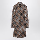 Burberry Check wool blend chemise dress