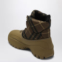 Stivaletto alla caviglia Burberry Scoot Trek con motivo Check