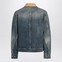 Alexander McQueen Denim jacket with suede collar