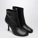 Bota de bebê de couro preto Burberry
