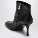 Bota de bebê de couro preto Burberry
