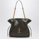 Bolsa de compras Jamie em couro marrom Saint Laurent