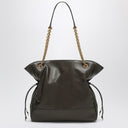 Bolsa de compras Jamie em couro marrom Saint Laurent