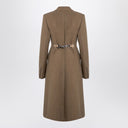 Burberry Beige single-breasted wool coat