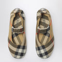Burberry Check pattern nylon-blend ballerina
