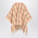 Burberry Check pattern wool and cashmere cape