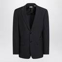 Burberry Navy blue wool blend jacket