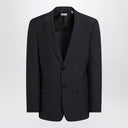 Burberry Navy blue wool blend jacket
