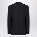 Burberry Navy blue wool blend jacket