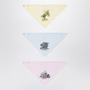 Burberry Set of three coloured cotton bibs