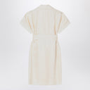 Vestito trench avorio Burberry in viscosa