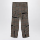 Burberry Cargo pants check pattern in silk blend
