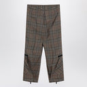 Burberry Cargo pants check pattern in silk blend