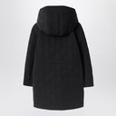 Cappotto nero trapuntato in nylon Burberry
