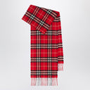 Burberry Cashmere scarf with check pattern