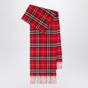 Burberry Cashmere scarf with check pattern