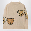 Burberry beige Strickjacke aus Wolle mit Thomas-Bär und Freunden