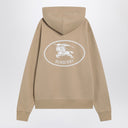 Moletom com capuz bege Burberry Knight Stamp