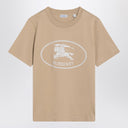 Camiseta beige claro de Burberry con diseño de caballero ecuestre