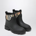 Bota de cano curto de borracha Marsh Stamp da Burberry