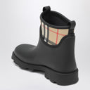 Bota de cano curto de borracha Marsh Stamp da Burberry
