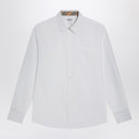 Camicia bianca Burberry in popeline di cotone