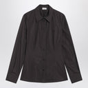 Burberry braunes Baumwollhemd