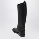 Burberry Black Cavalier leather boots