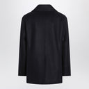 Casaco duplo-breasted de lã azul marinho Burberry