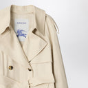 Burberry Light beige cotton Fitzrovia trench coat