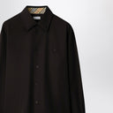 Коричневая хлопковая рубашка Burberry