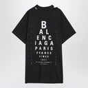 Balenciaga Optical black oversized T-shirt